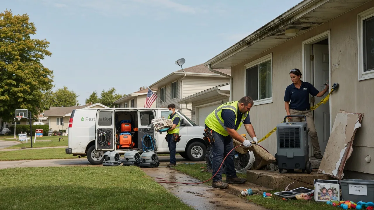 Water Damage Restoration in Miller City, IL near me